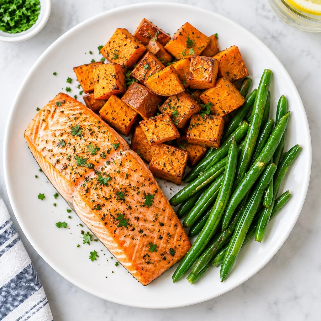Zalm met Zoete Aardappel